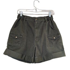 Vintage Boy Scouts Cargo Shorts Olive Green Womens size 2-4